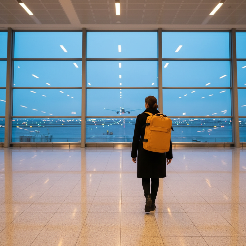 Ben Gurion Airport at dawn